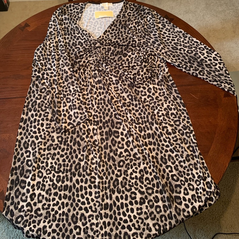 Grey leopard Michael Kors dress - Picture 1 of 2